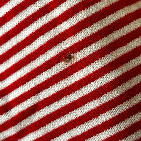 ANGIE Dress Sz S Red White Stripes Strapless Dress Midi Length Summer Tube Top - Picture 11 of 11